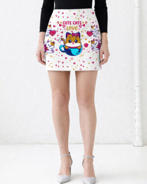Aop Mini Skirt - Image 6