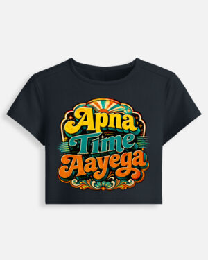 Apna Time Aayega retro women baby tee - Image 8