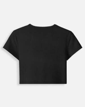Kaos Gold Serif Chest Logo Women Baby Tee - Image 7