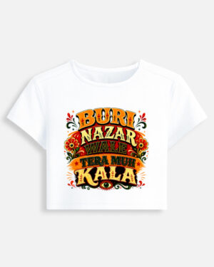 Buri Nazar Wale Truck Art women baby tee - Image 7
