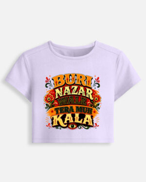 Buri Nazar Wale Truck Art women baby tee - Image 13