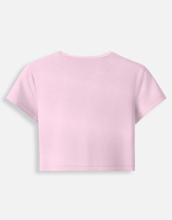 Kaos Minimal Chest Logo Women Baby Tee