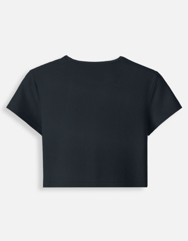 Kaos Gold Serif Chest Logo Women Baby Tee