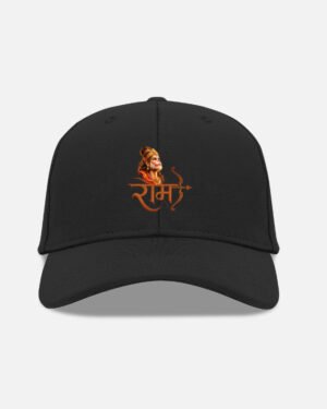 Hanuman ji with Ram Typo BaseBall Ottoman Cap