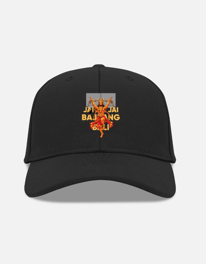 Jai Bajrang Bali BaseBall Ottoman Cap